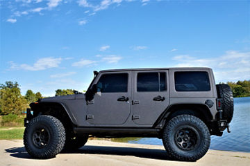 2015 Jeep Wrangler Rubicon - KMC DIRTY HARRY - Black | Wheel Pros